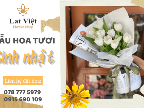 Các mẫu hoa tươi chúc mừng sinh nhật ý nghĩa nhất