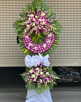 Hoa Tươi Chia Buồn - Kệ Hoa Tươi LV9224
